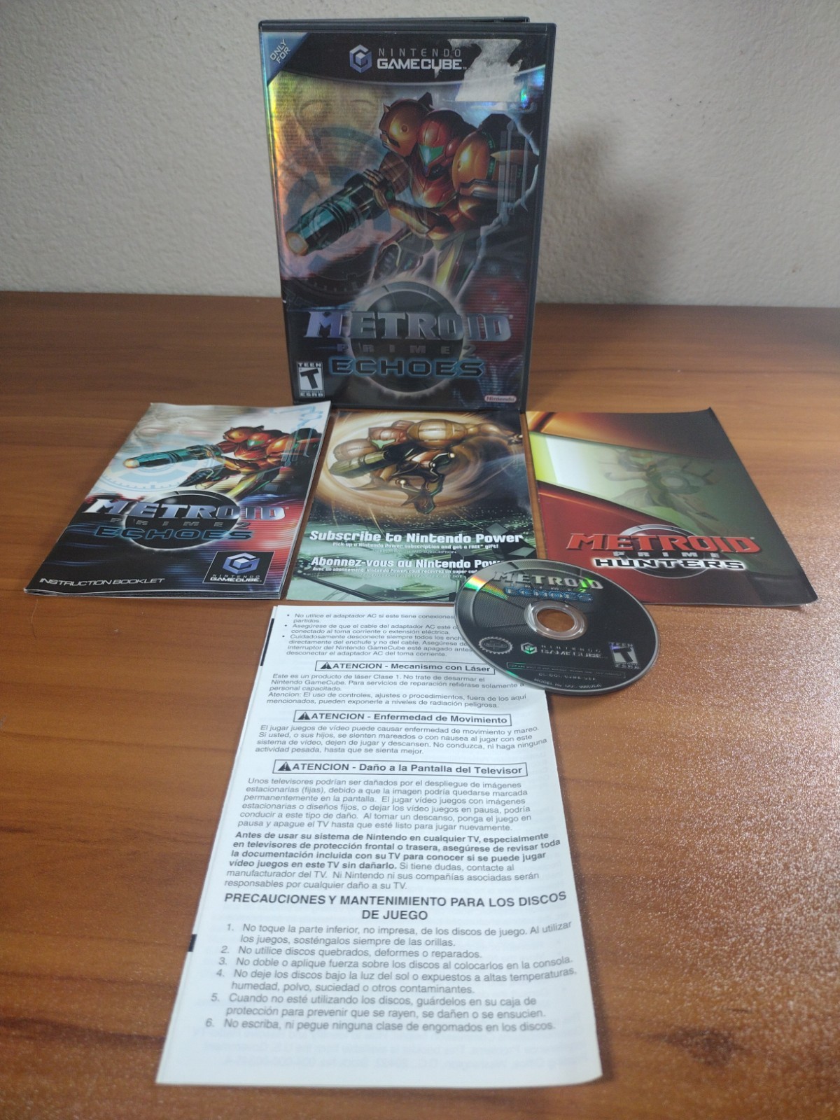 Metroid Prime 2: Echoes (Nintendo GameCube, 2004) CiB -tested-
