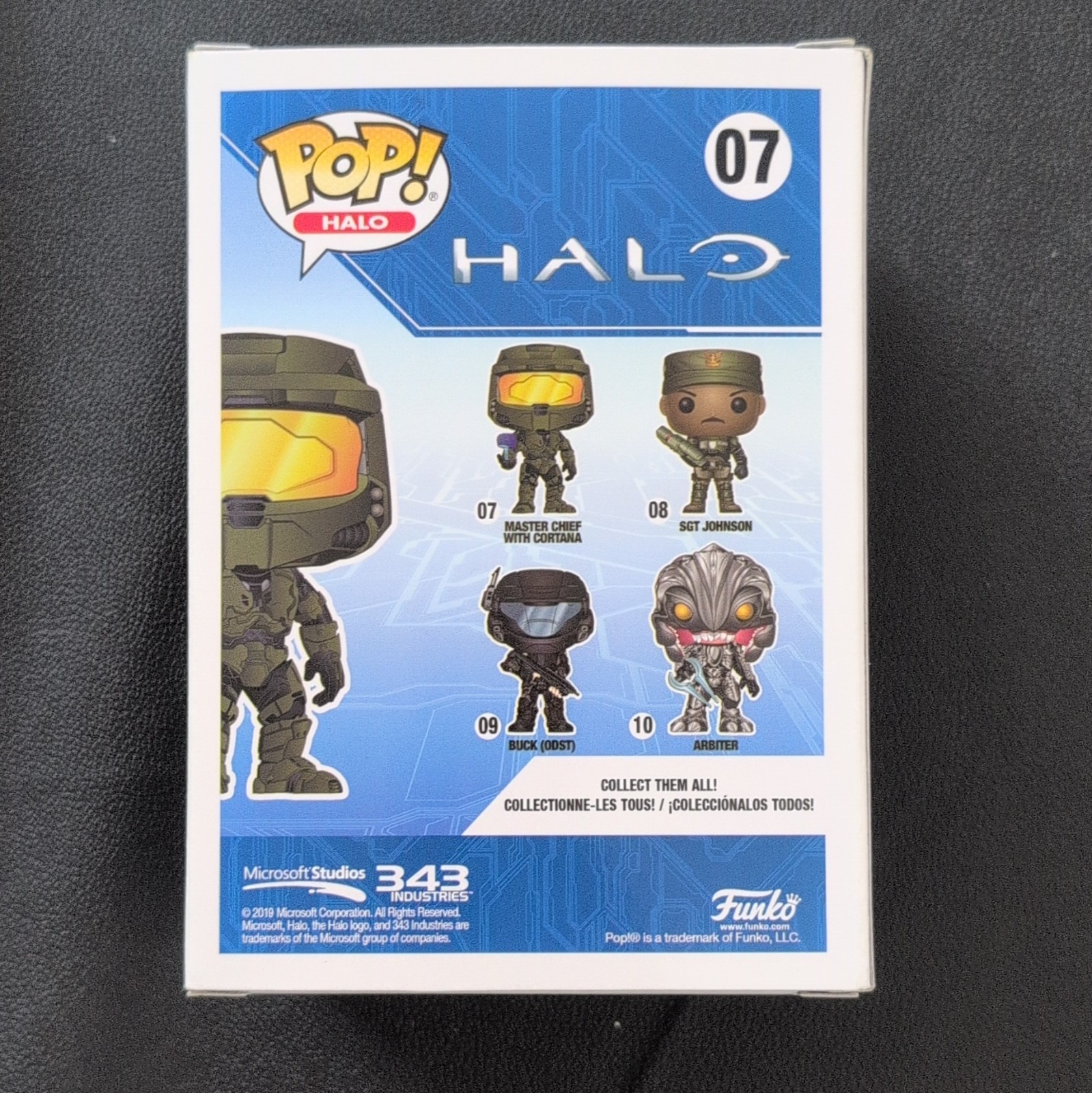 Funko Pop! Halo #07 GOLD Master Chief with Cortana Vinyl Figure Exclusive