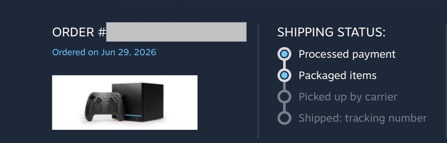 Steam Machine 512GB with Controller. CONFIRMED DELIVERY FROM VALVE JULY 2ND!