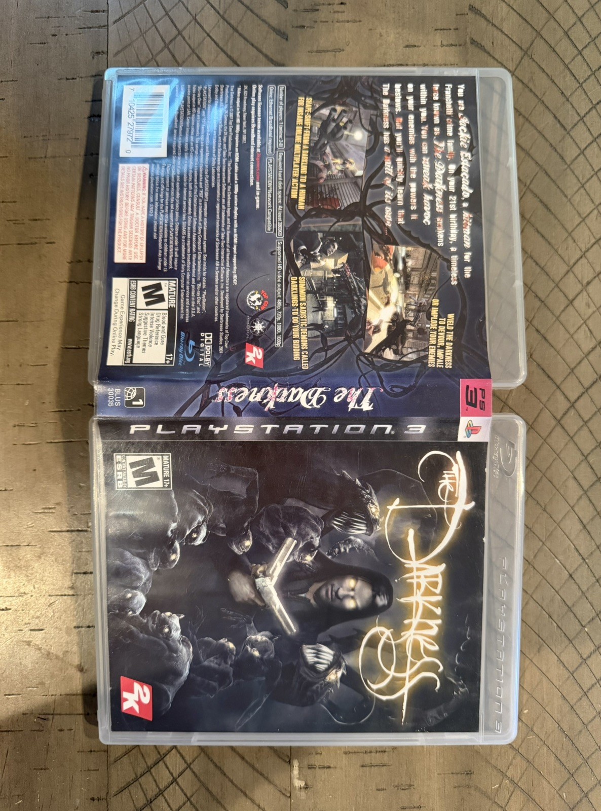 The Darkness 1 & II 2 — Limited Edition; Both CIB (Sony PlayStation 3, 2007)