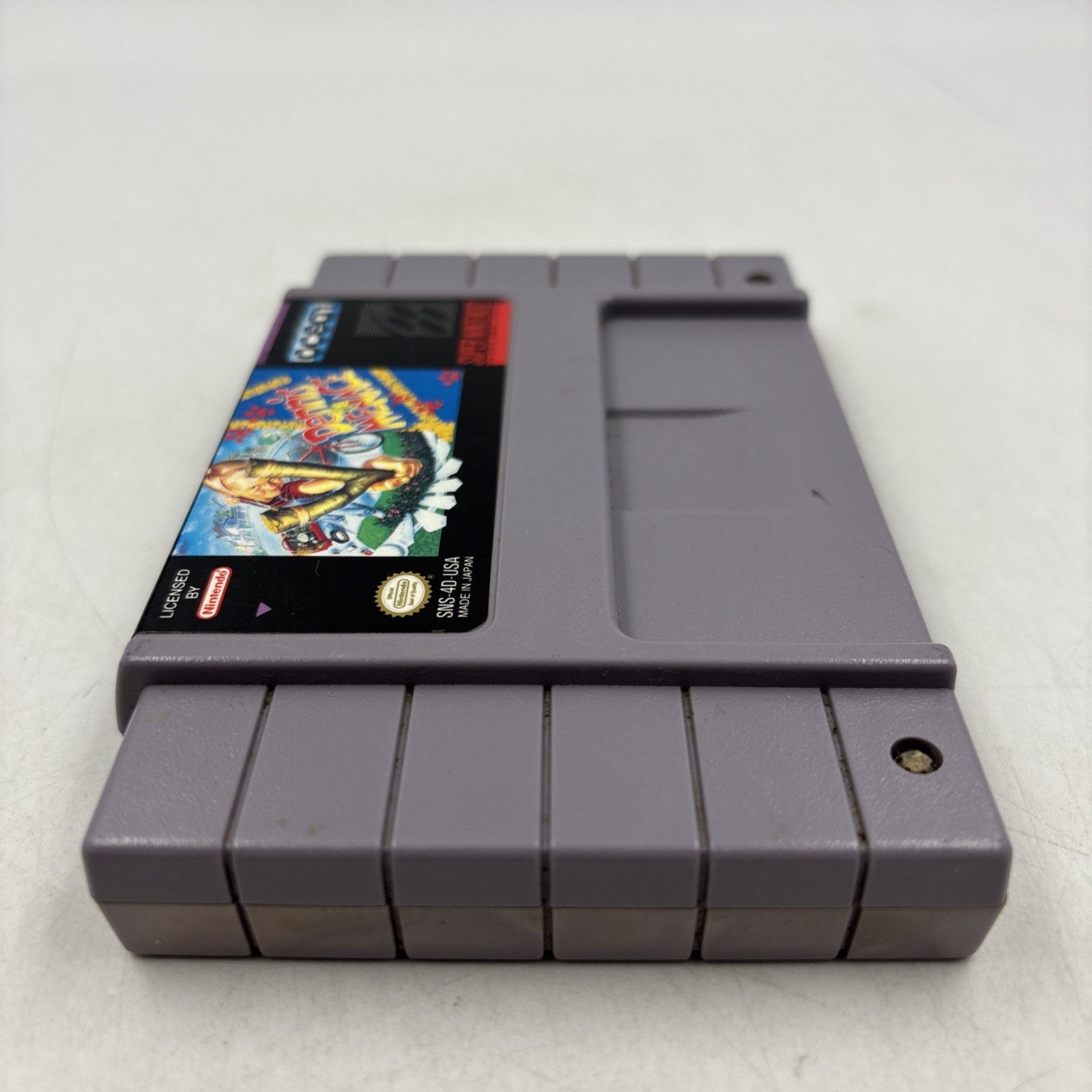 Dennis The Menace (Super Nintendo Entertainment System, 1993) Cartridge Cleaned