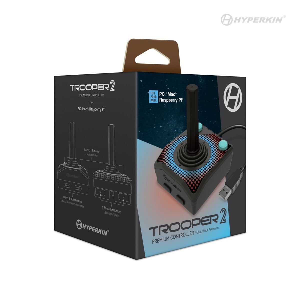 Used Hyperkin Trooper 2 Premium Controller For PC/ Mac/ Raspberry Pi