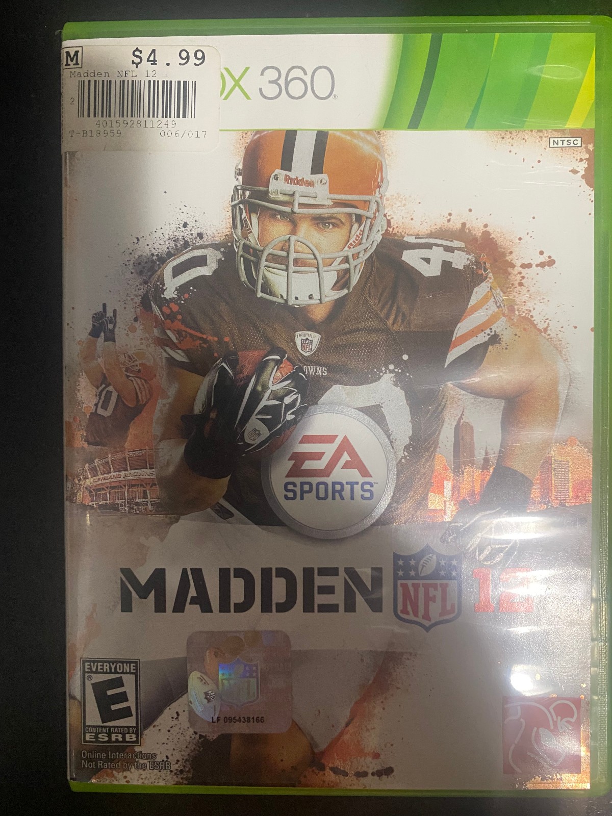 Madden NFL 12 – Microsoft XBox 360 – EA Sports – Acceptable Condition