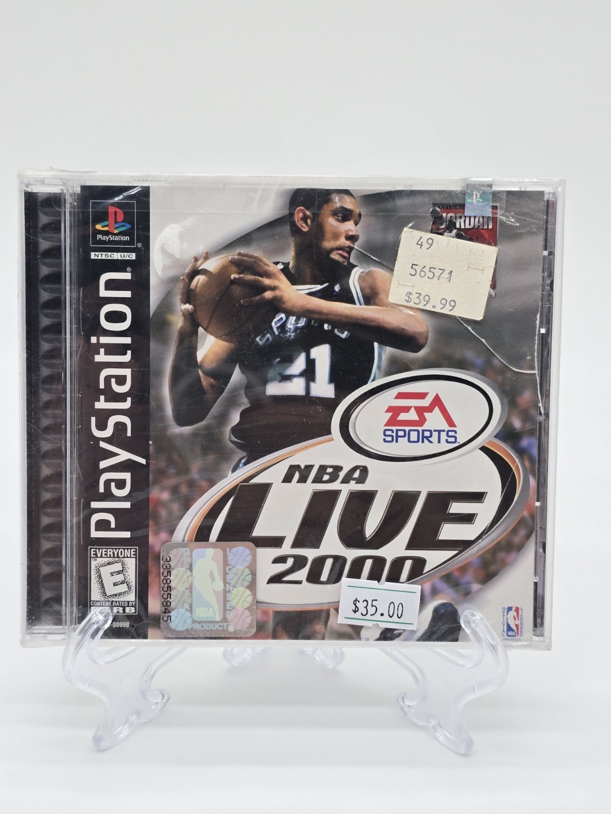 🏀 NBA Live 2000 – Sony PlayStation – Brand New – Tim Duncan – Jordan Edition 🎮