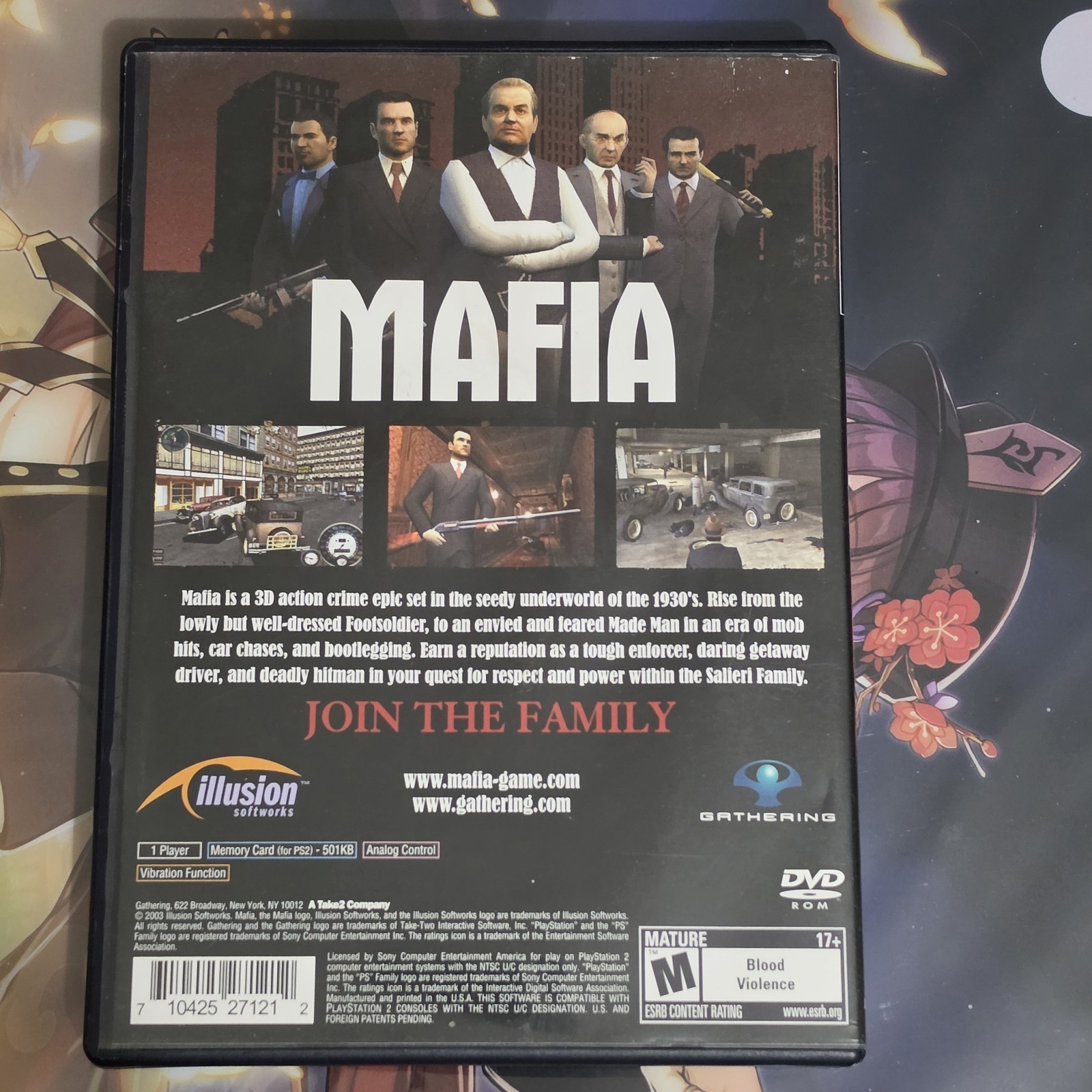 2003 (Manual Included) Mafia PS2 Playstation 2