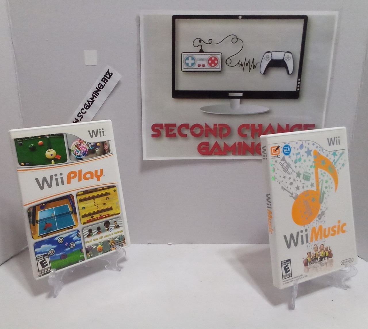 Wii Play with Wii Music Games Bundle (Wii, 2007) Complete Tested – Free Ship