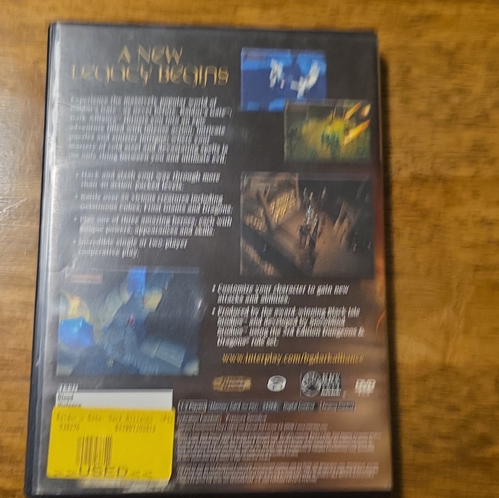 Interplay Baldur’s Gate: Dark Alliance PS2 (T) NTSC-U/C (US/Canada)