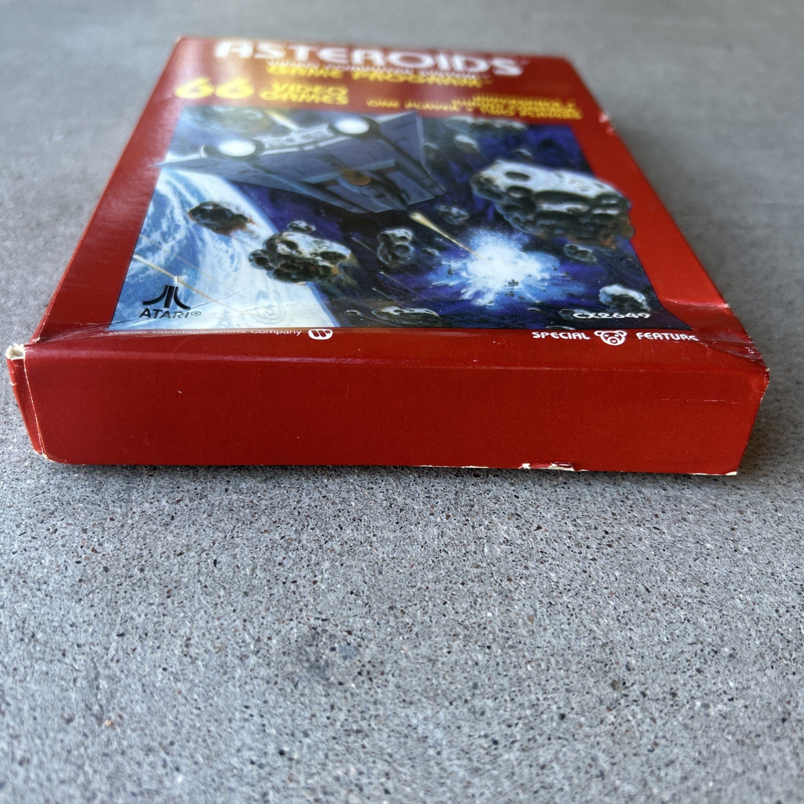Asteroids Atari 2600 1981 Video Game Cartridge CX2649 NIB