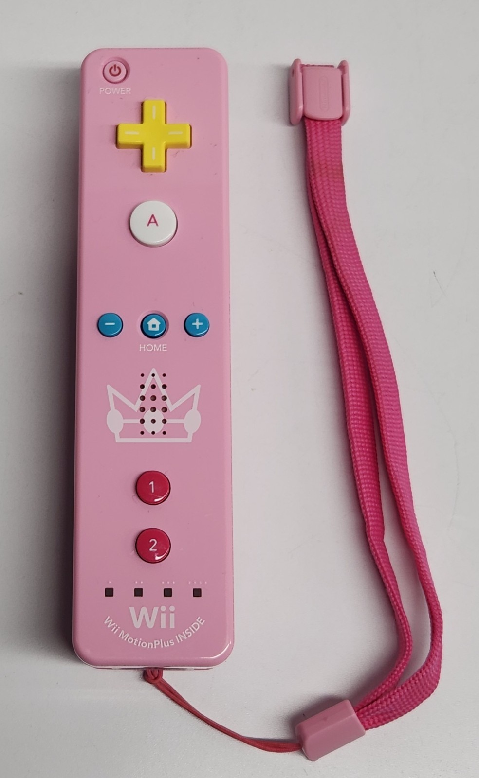 Nintendo Wii Motion Plus Remote Controller Pink Princess Peach Limited Edition