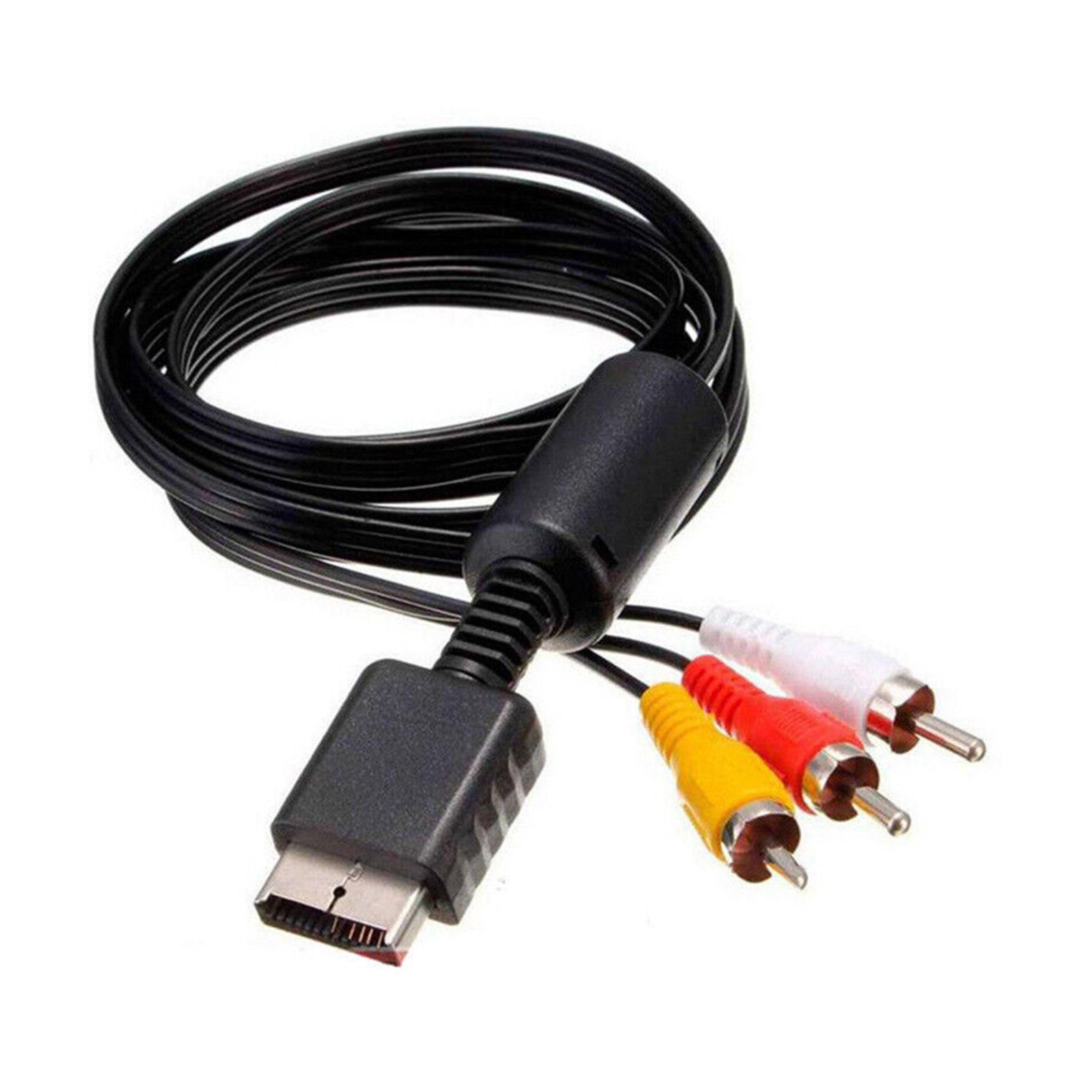 TV AV RCA Audio & Video Cable Lead Cord for SONY Playstation 1 2 3 PS1 PS2 PS3 b