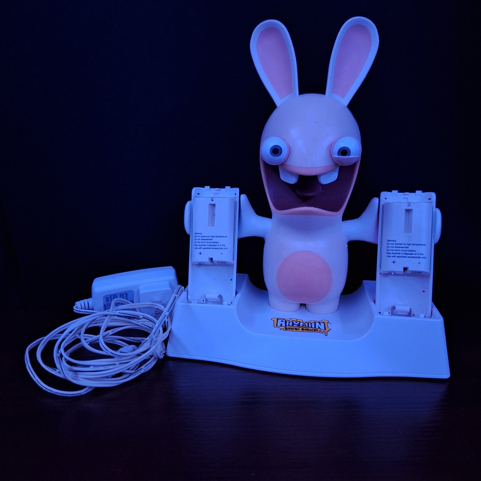 Rayman Raving Rabbids Wii Remote Controller Charger – FOR PARTS/NOT WORKING