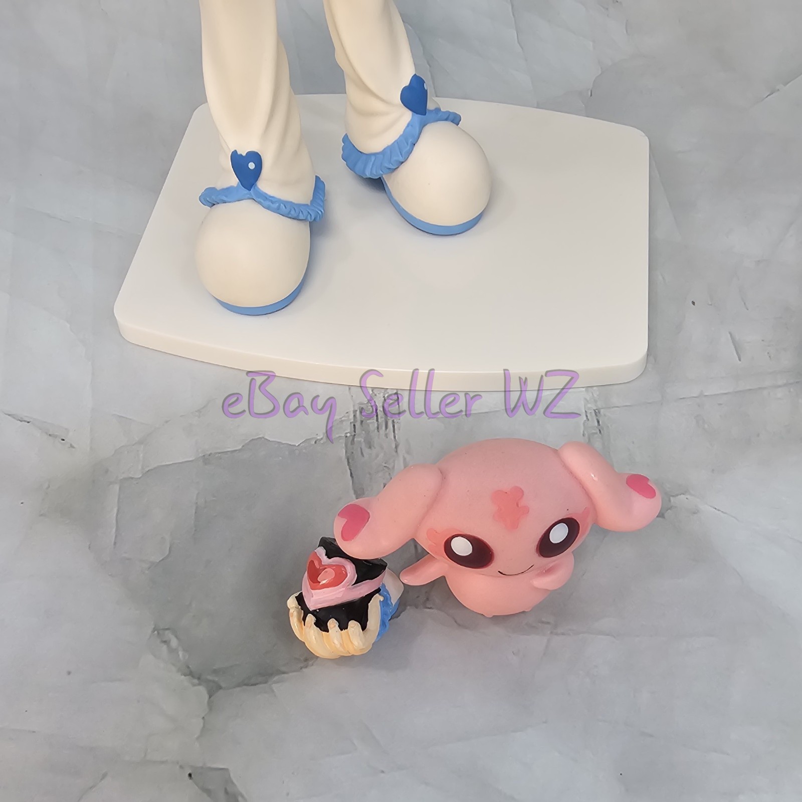 Cure White & Mipple Figure Soft Vinyl Unifive 2004 Pretty Cure Futari wa PreCure