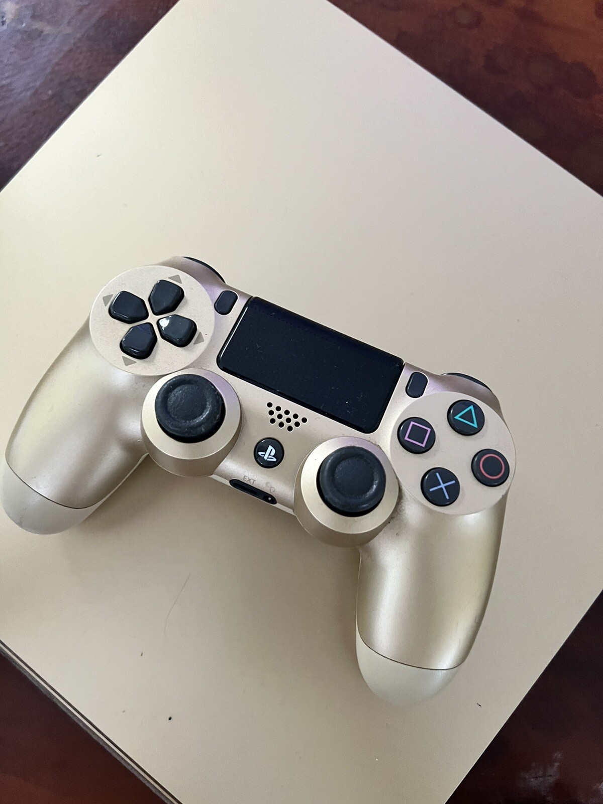gold Slim sony playstation 4 console With Controller 500GB