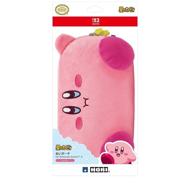 Kirby Plush Pouch for Nintendo Switch 2 HORI Case NSX-121 Japan
