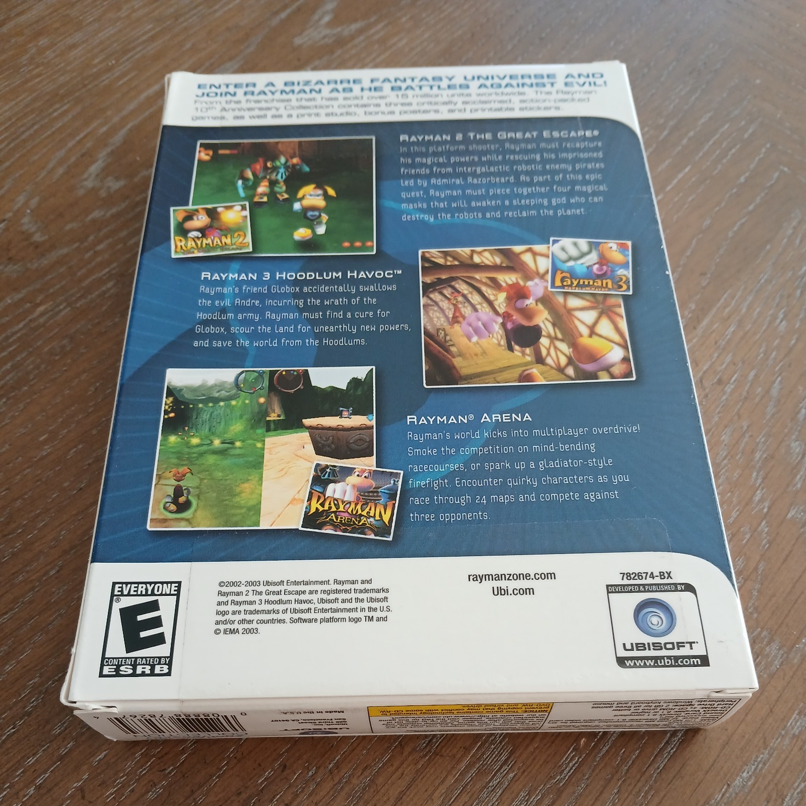 Rayman 10th Anniversary Collection – New Sealed Box – CD-ROM – Includes Print St