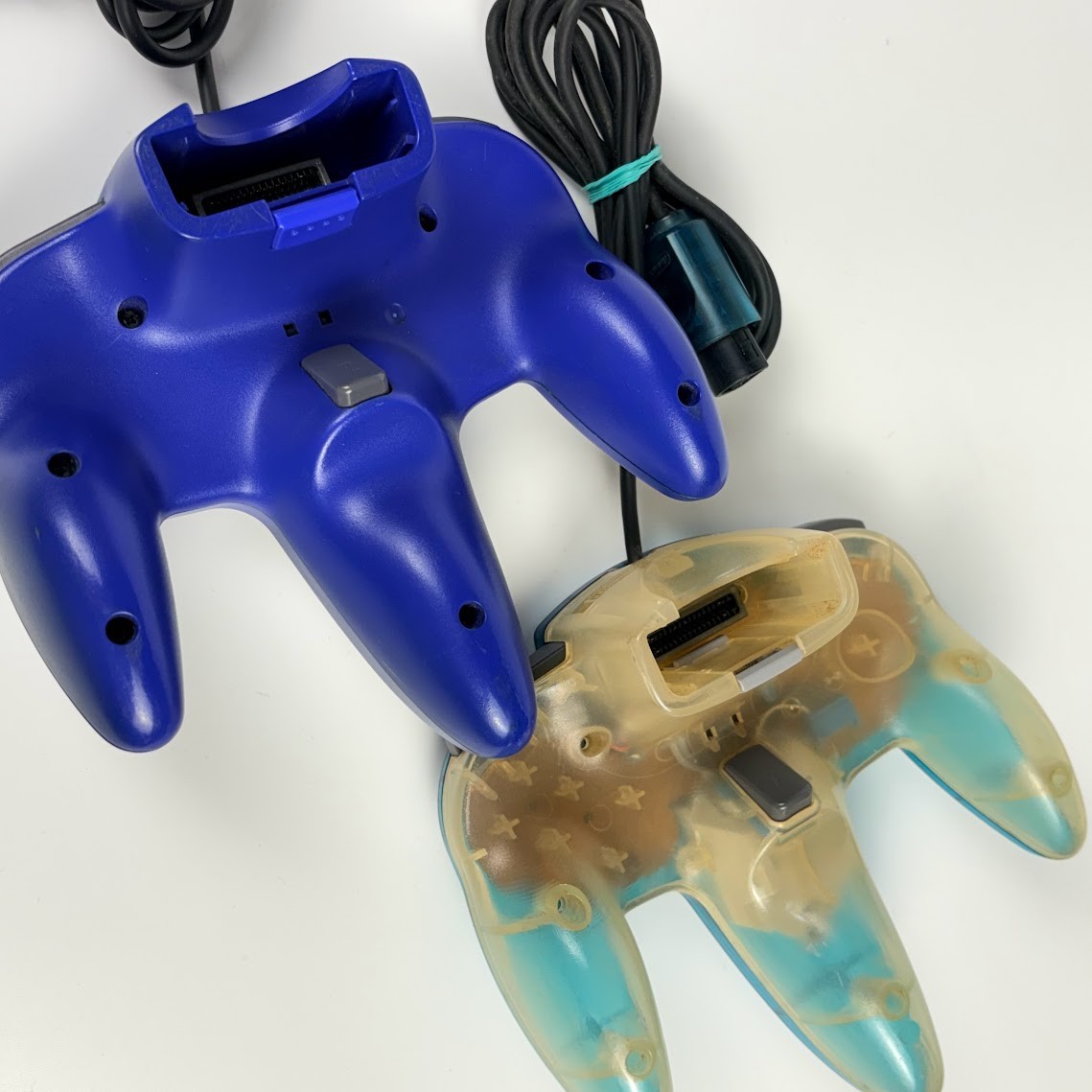 Nintendo N64 Ice Blue Console Set (Jumper Pak) Modified to Play US/Jp Games