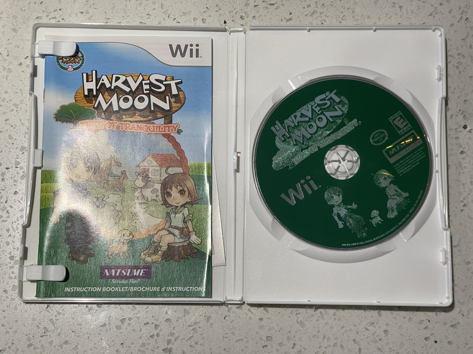 Harvest Moon: Tree of Tranquility (Nintendo Wii, 2008) Complete In Box Fast Ship