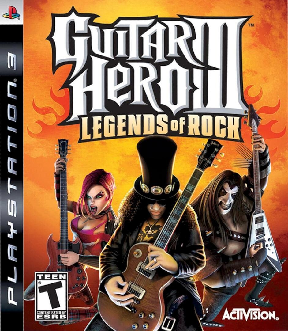 NEW PS3 Guitar Hero III 3 Game & 2x Rock Band Wireless Controller Bundle Set Kit