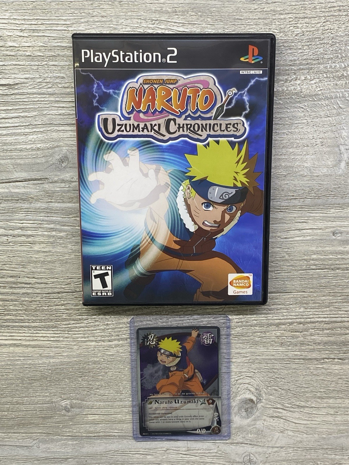Naruto Uzumaki Chronicles PlayStation 2 PS2 – CIB + PROMO CARD! Clean+Mint Disc!