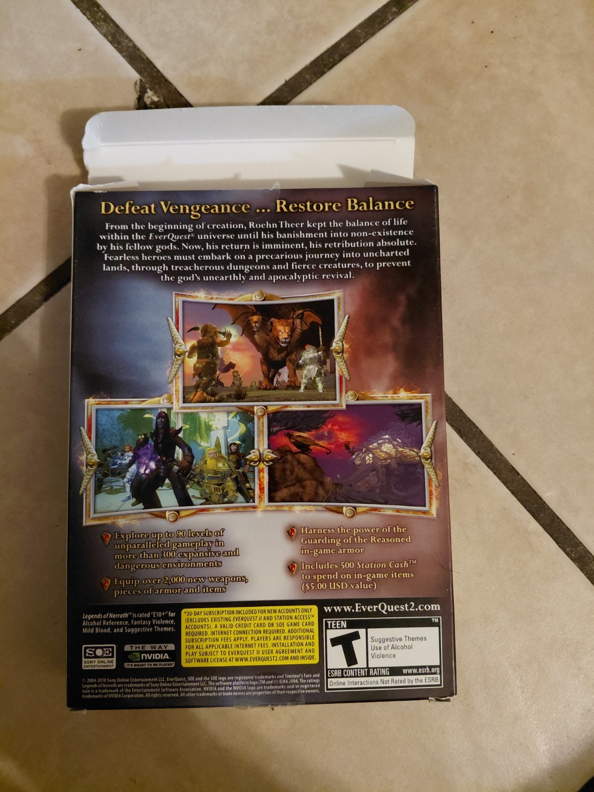 Video Game PC Everquest II Sentinel’s Fate