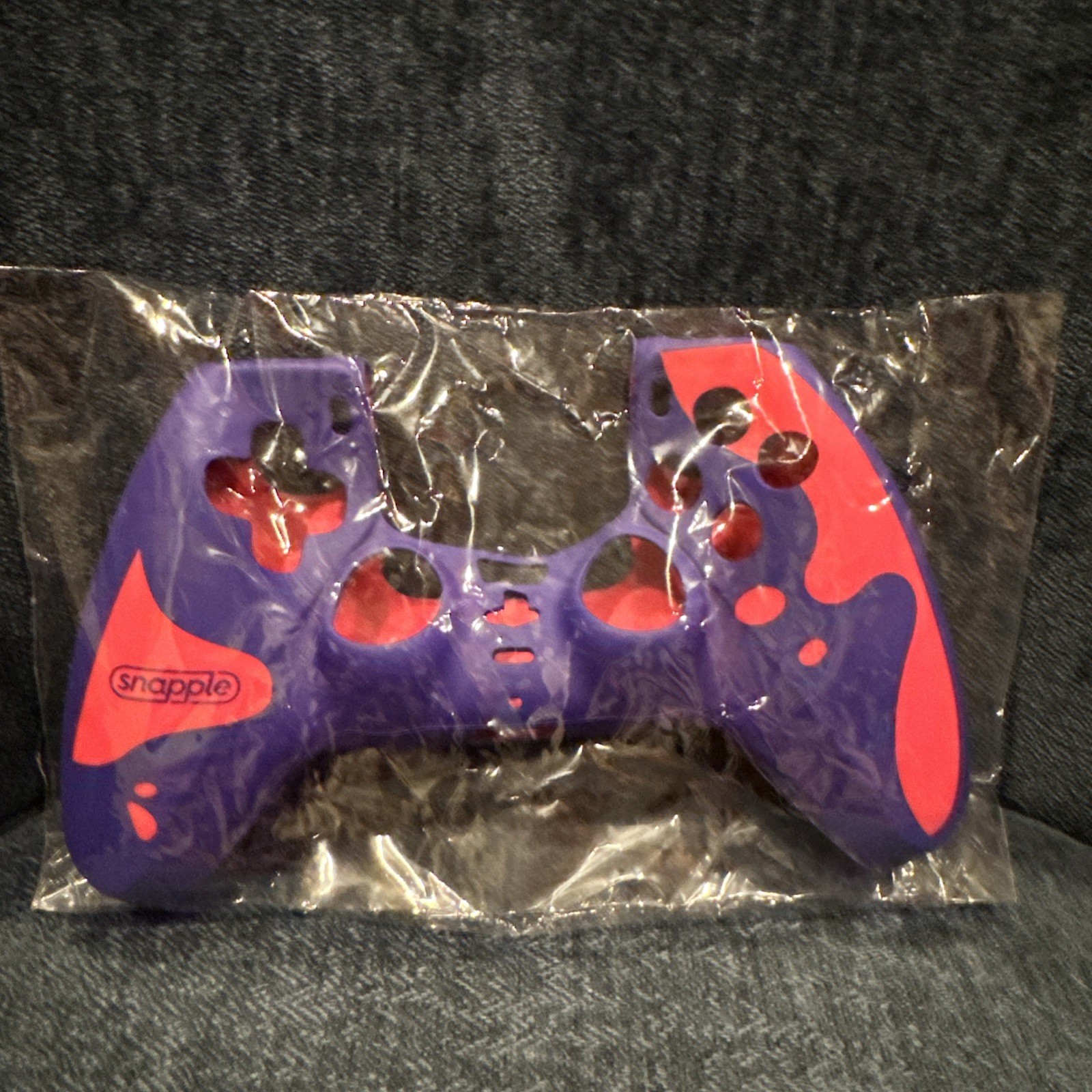 New Snapple Purple & Red Silicone Sony PS5 Controller Skin – Official Branded