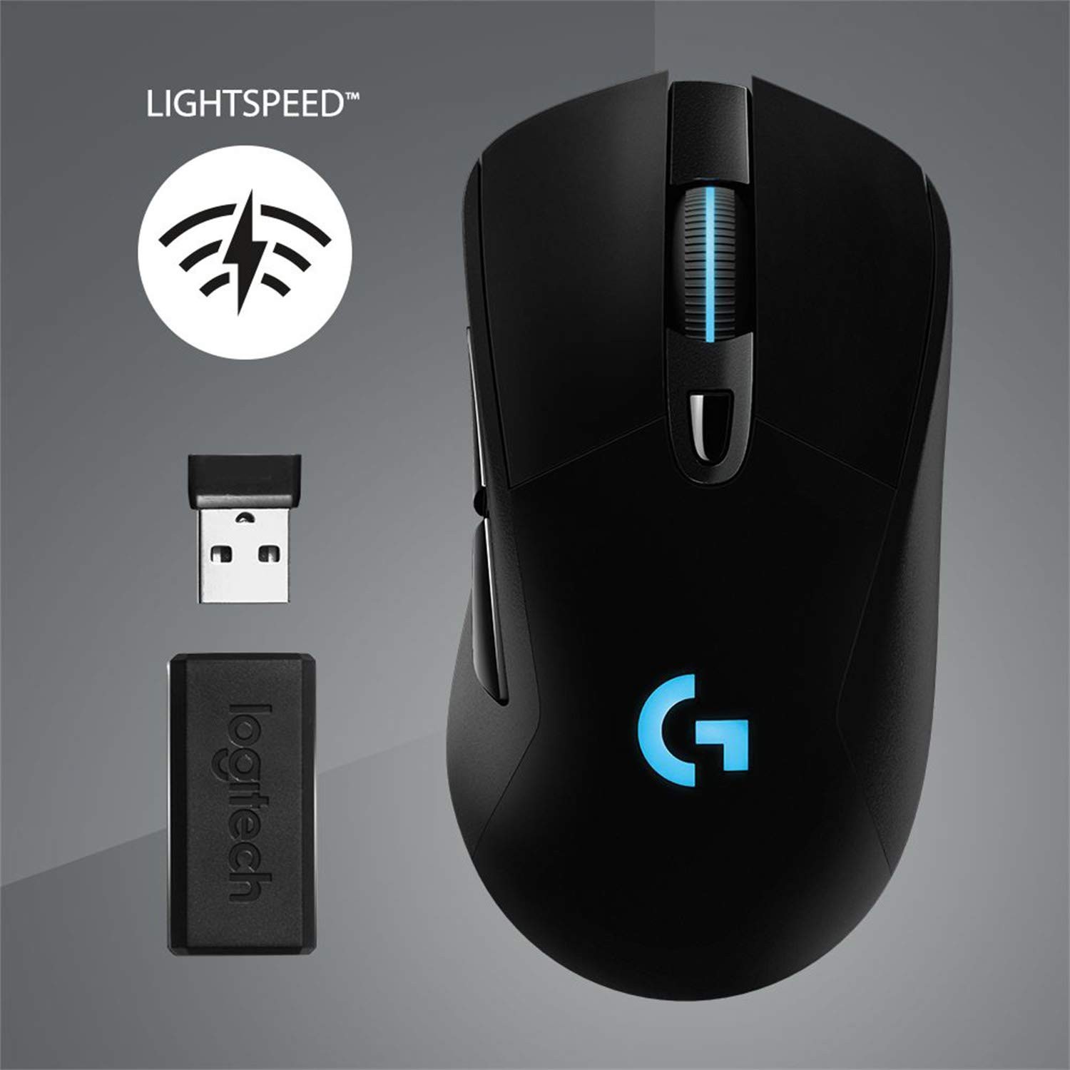 Logitech G703 Lightspeed Wireless Gaming Mouse W/Hero 25K Sensor Powerplay