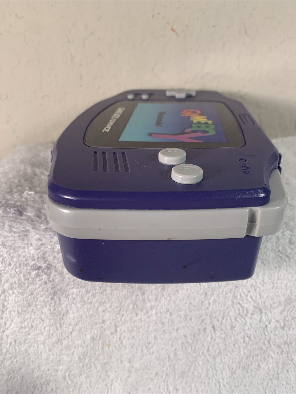 RARE Game Boy Advance Hard Shell Carrying Case 2002 ALS – Indigo Purple Readinfo