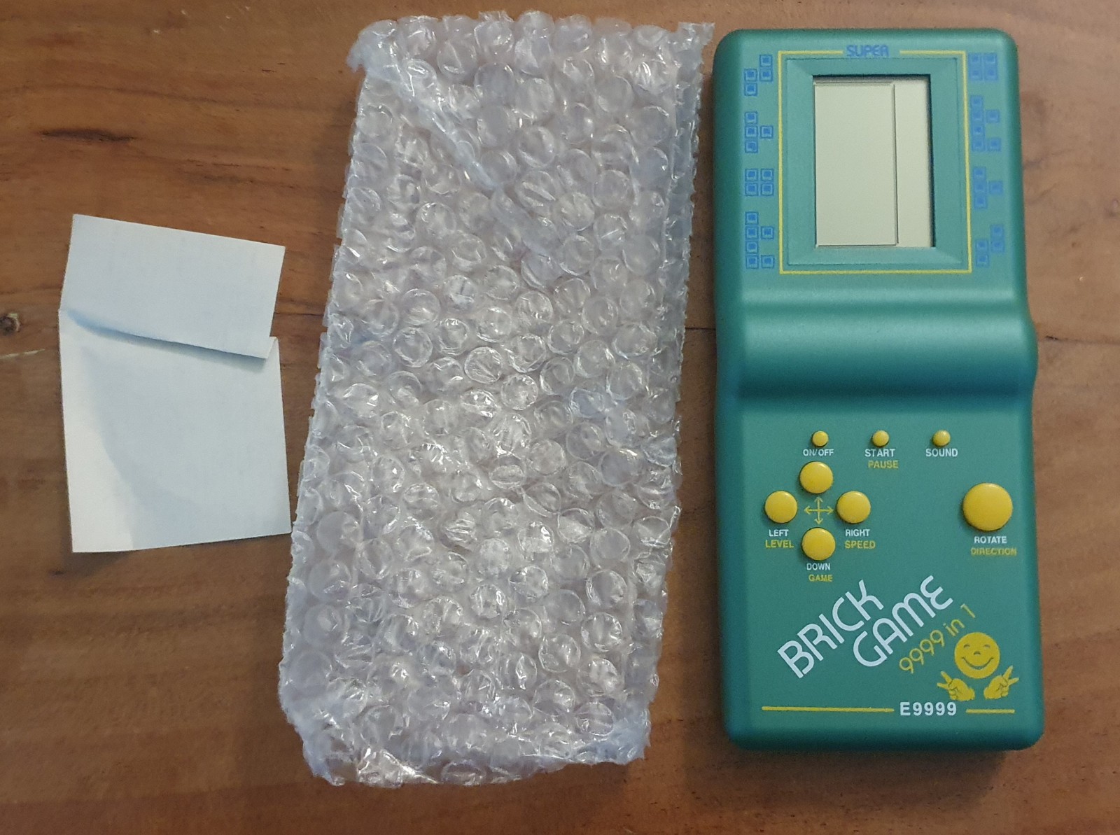 Vintage 90s BRICK GAME LCD Handheld Gaming Console 9999 in 1 TESTED-working