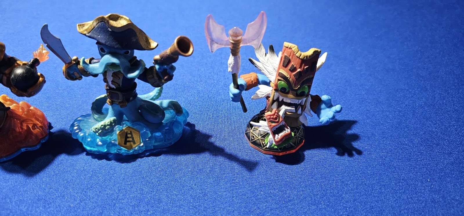 5x Lot – Activision Skylanders Figures – Stealth Elf, Gill Grunt, Blast Zone ++