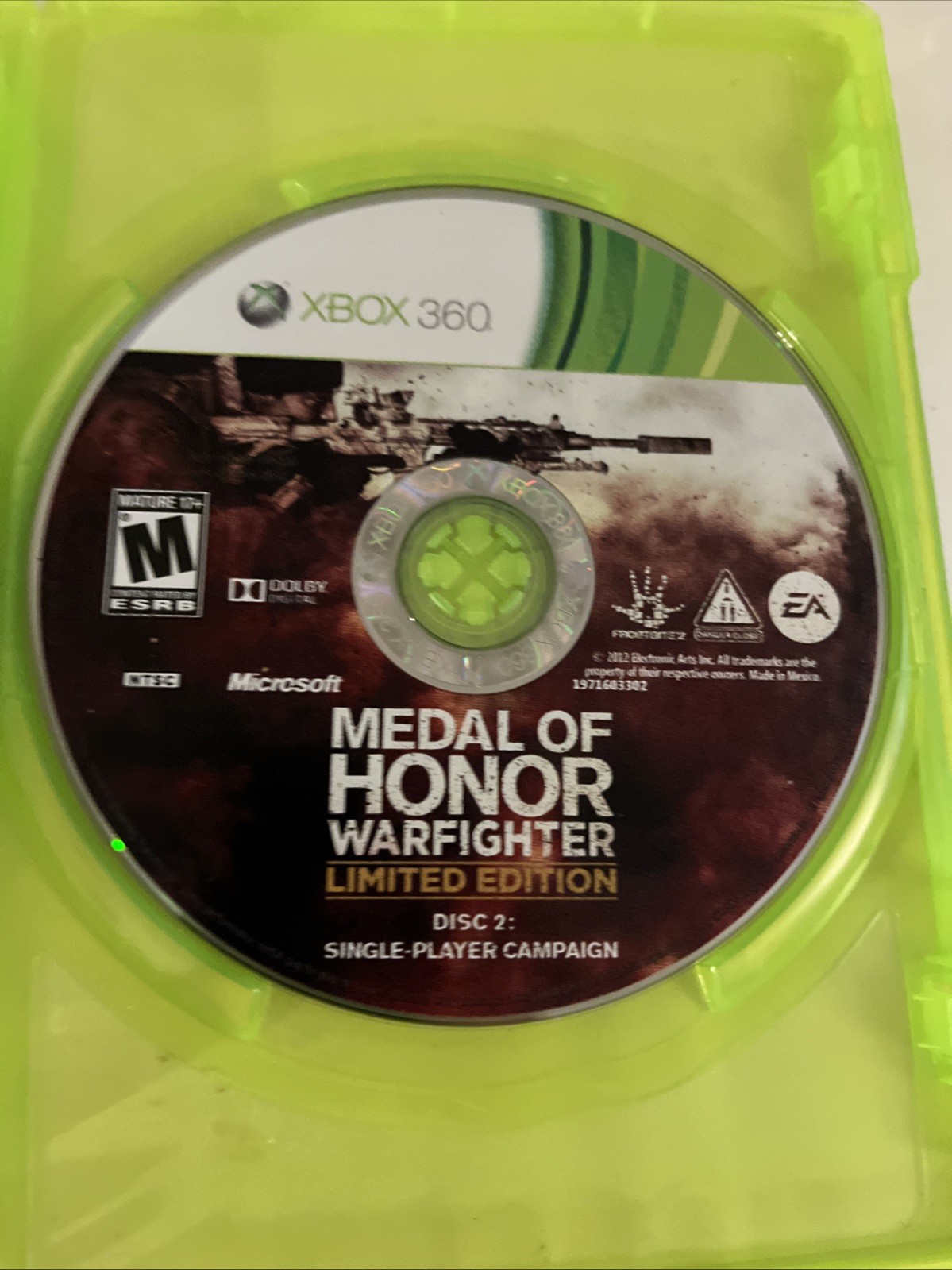 Medal of Honor: Warfighter — Limited Edition (Microsoft Xbox 360, 2012) CIB