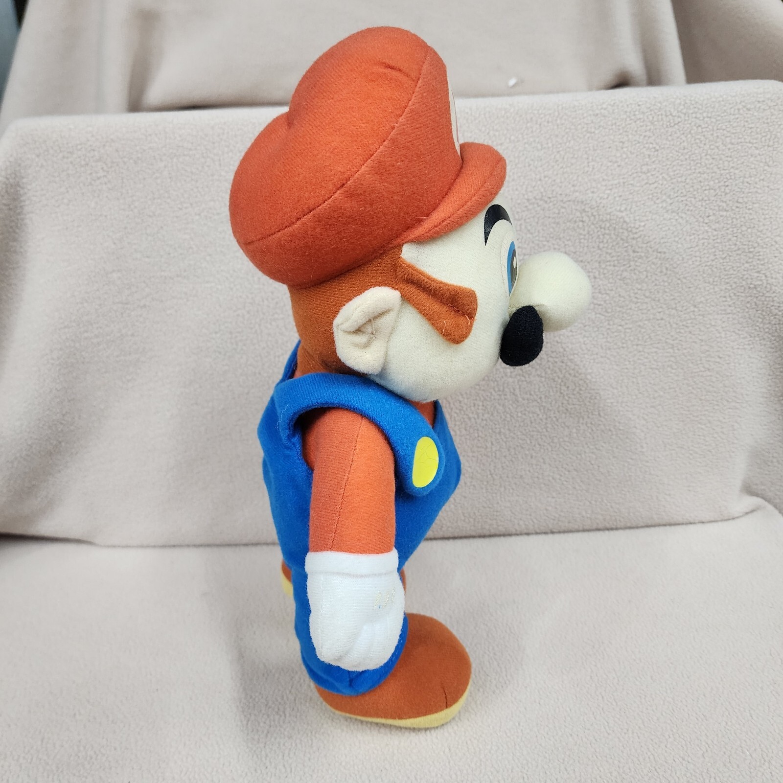 2004 Nintendo Super Mario Bros Mario Plush Kellytoy 12 Inch Blue Eyes Nice Cond