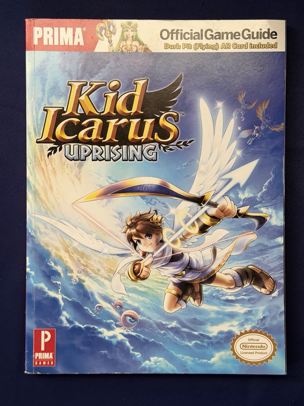 Kid Icarus Uprising Primas Official Strategy Game Guide NO AR Cards Nintendo 3DS
