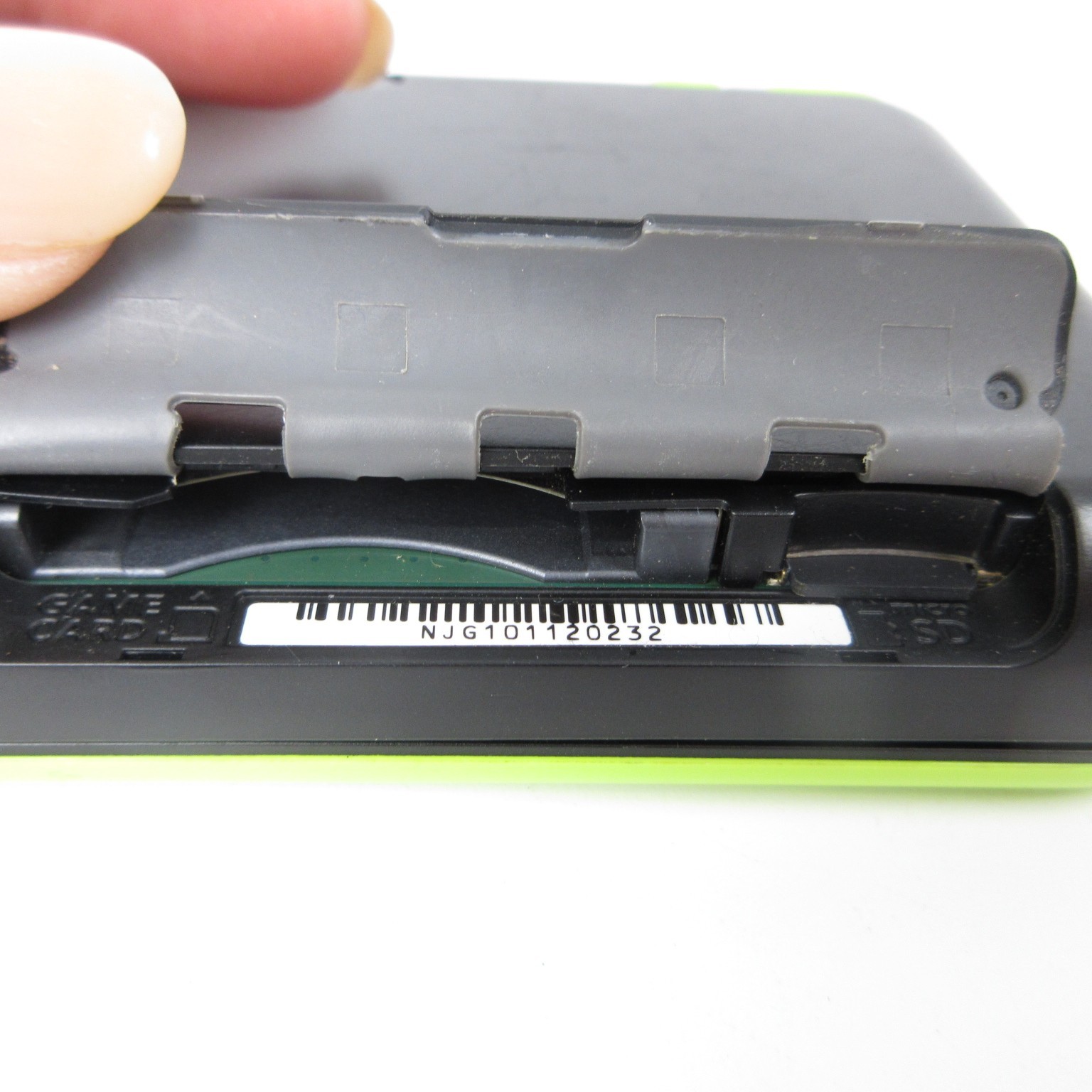 【Very Good】Nintendo New 2DS LL XL Black x Lime Console ONLY Japanese Ver. #Arr04