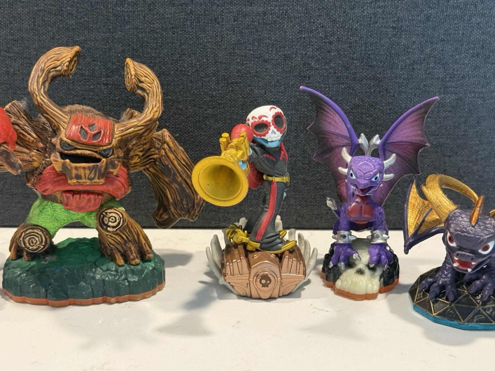 Skylanders Lot of 5 Tree Rex Fright Rider Cynder Spyro Jet-Vac Vehicle Figures