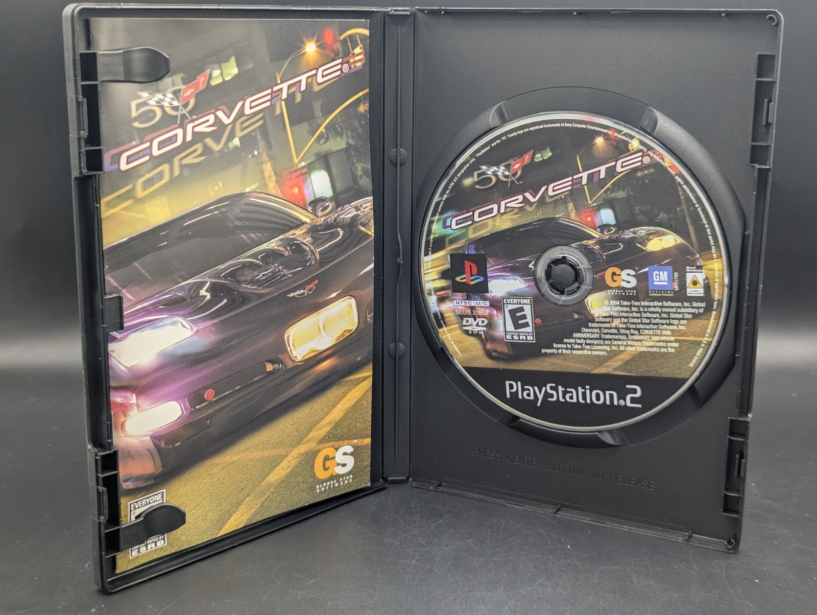 Corvette (Sony PlayStation 2 PS2 ) CIB – Near Mint Disc – Tested – Pristine