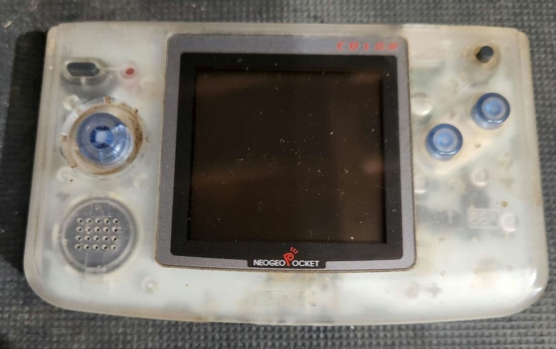 Neo Geo Pocket Color Console Skeleton Clear SNK Tested s2220M