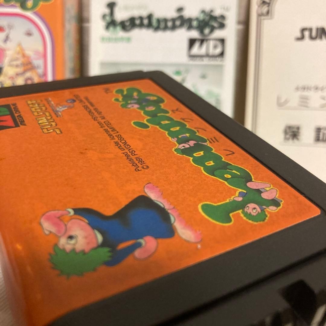 Lemmings Mega Drive MD T-15063 SUN SOFT SEGA 1992 w/ Box Manual Tested Used