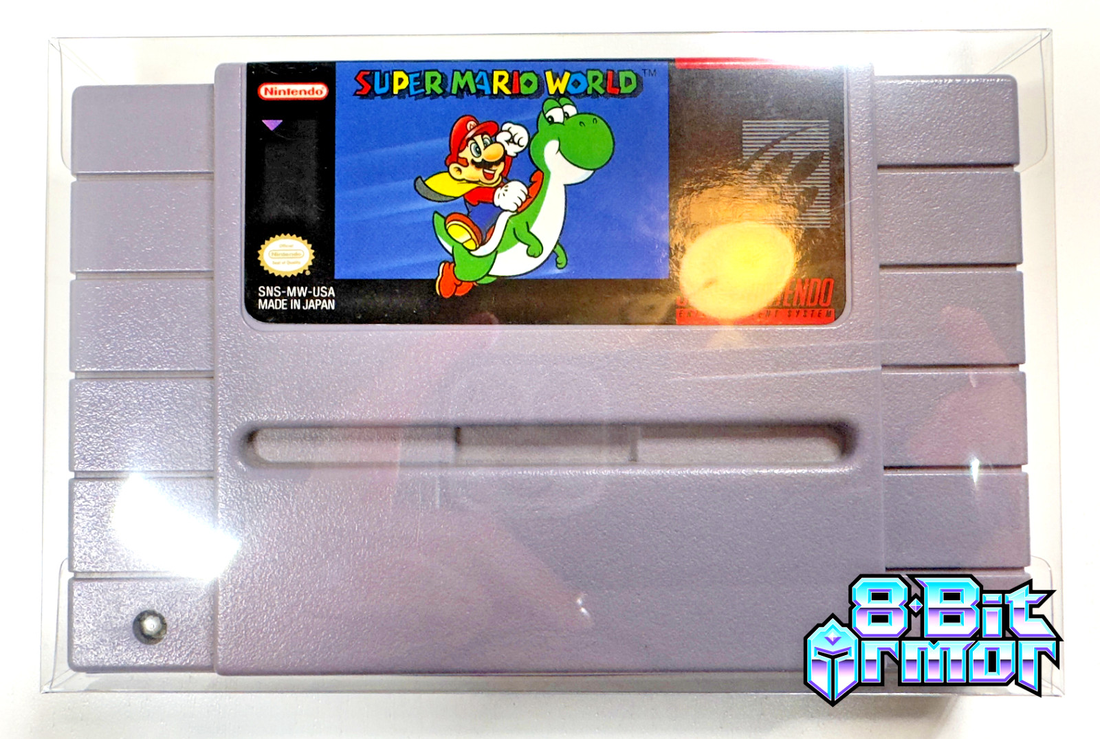 3 Cartridge Protectors for Super Nintendo SNES Cart Game Clear Display Case