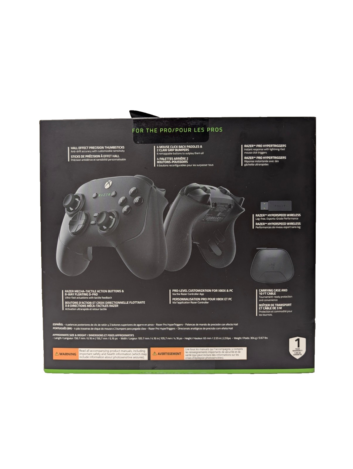 Razer Wolverine V3 Pro Wireless Esports Controller for Xbox & PC