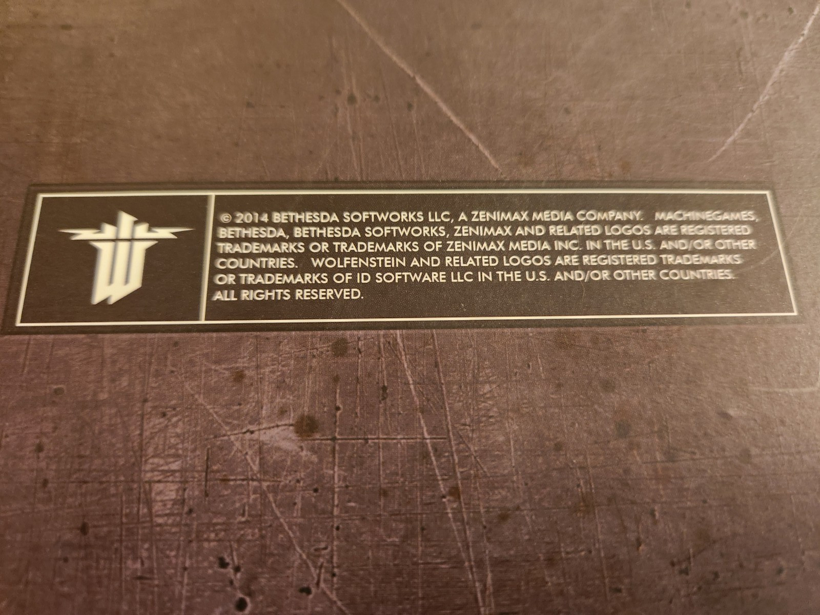 WOLFENSTEIN: THE NEW ORDER PANZERHUND EDITION, LE 3888/5000 MINT.