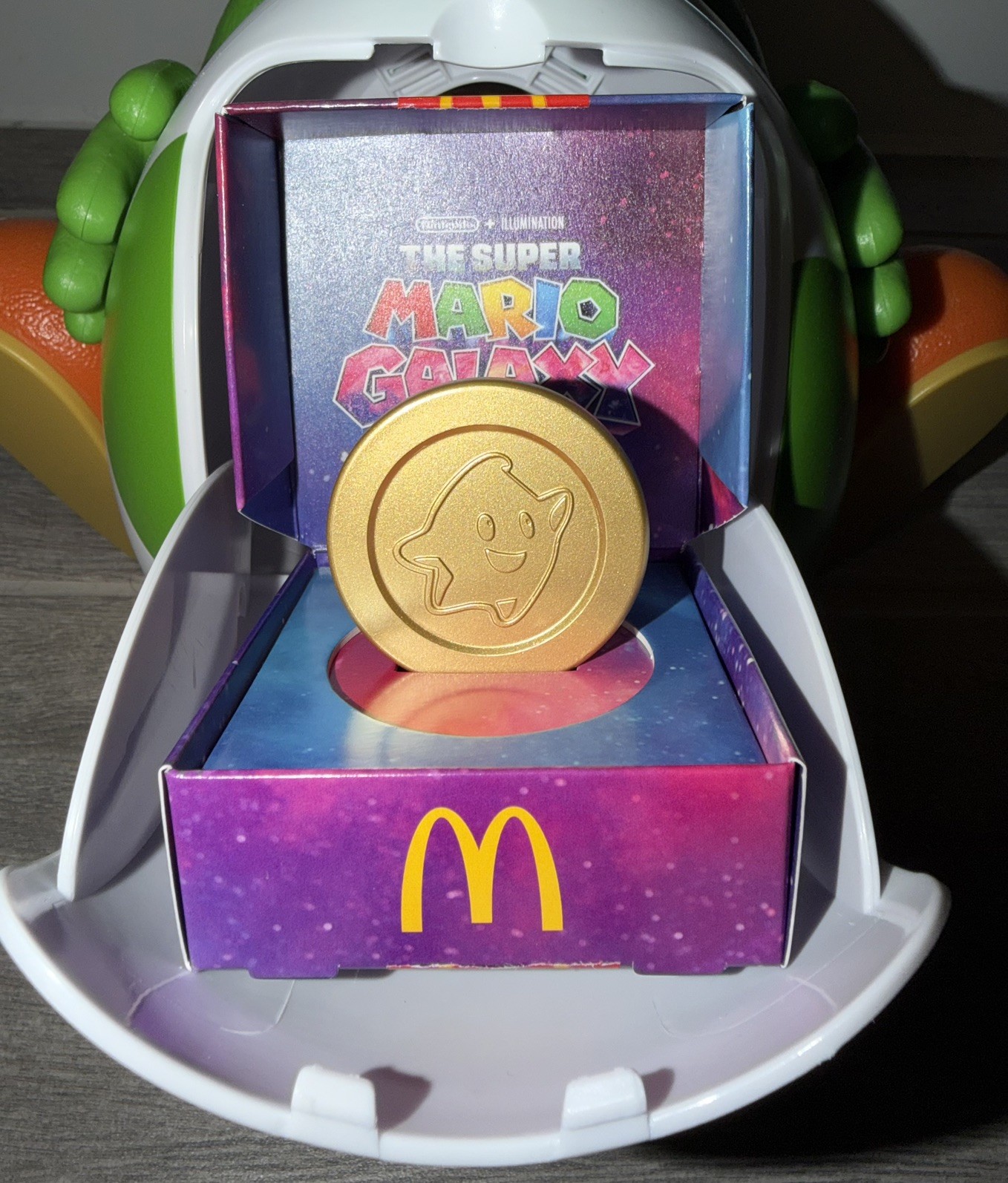 26 McDonald’s Super Mario Galaxy Luma Coin Germany Yoshi figure is not include