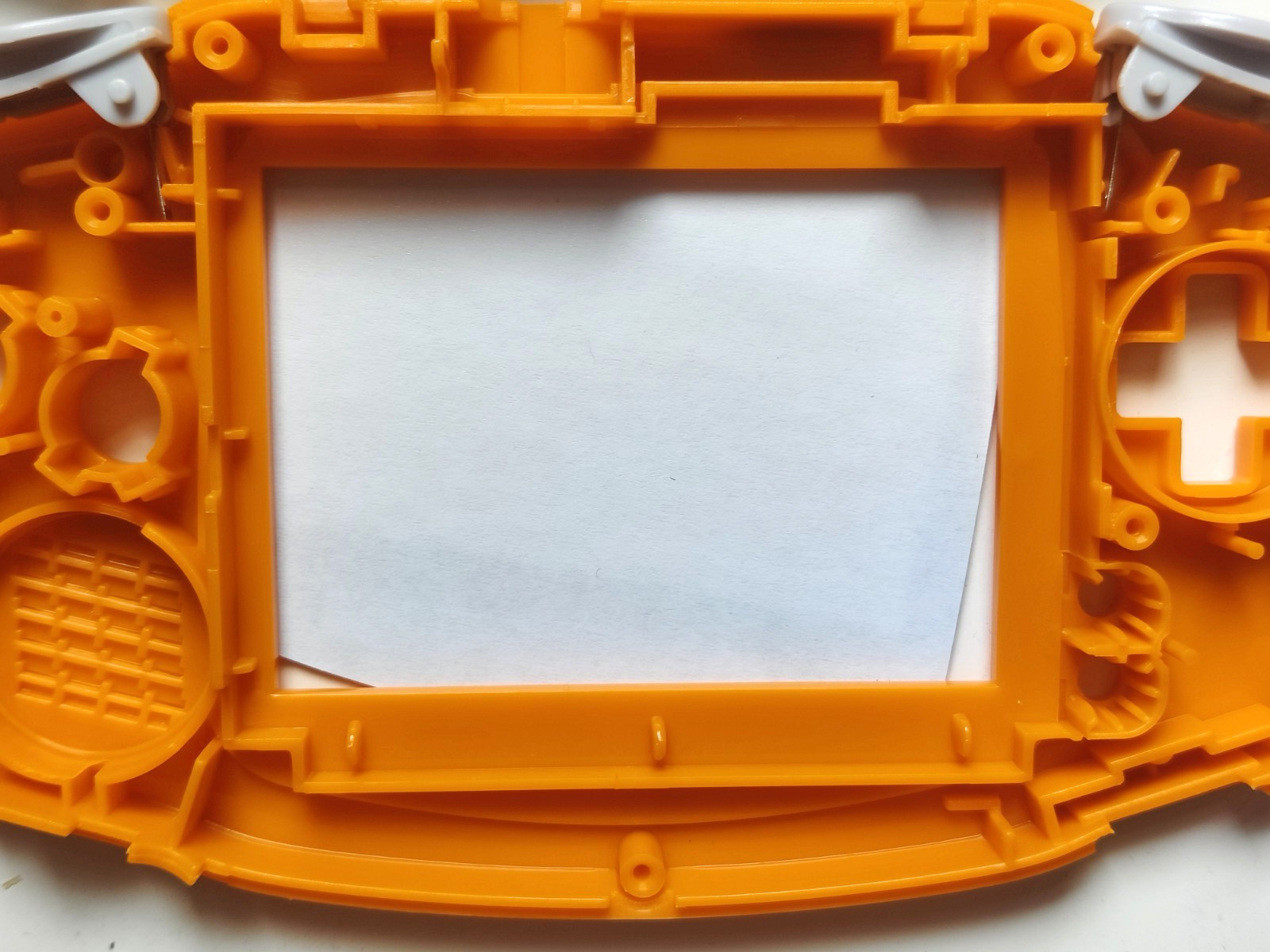Game Boy Advance GBA Shell Housing Replacement Solid Orange IPS V2 Compatible