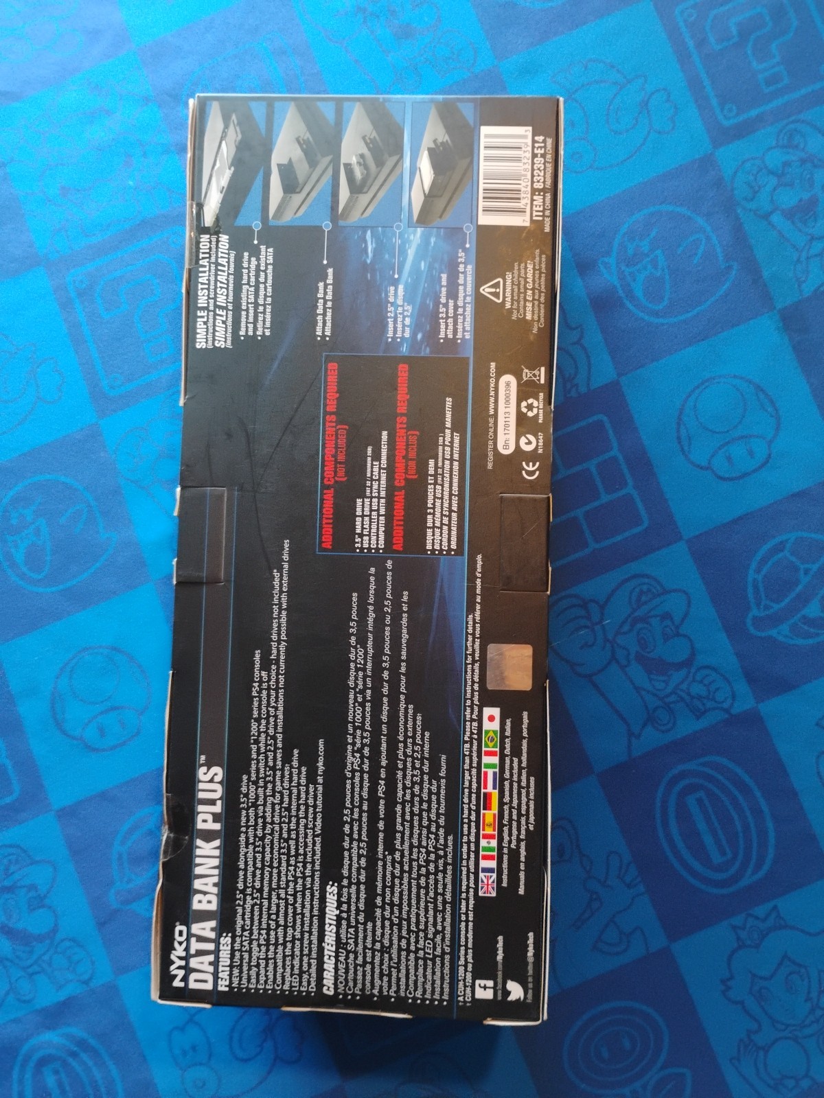 Nyko Data Bank PlayStation 4 Modular Storage Extension Brand New Sealed