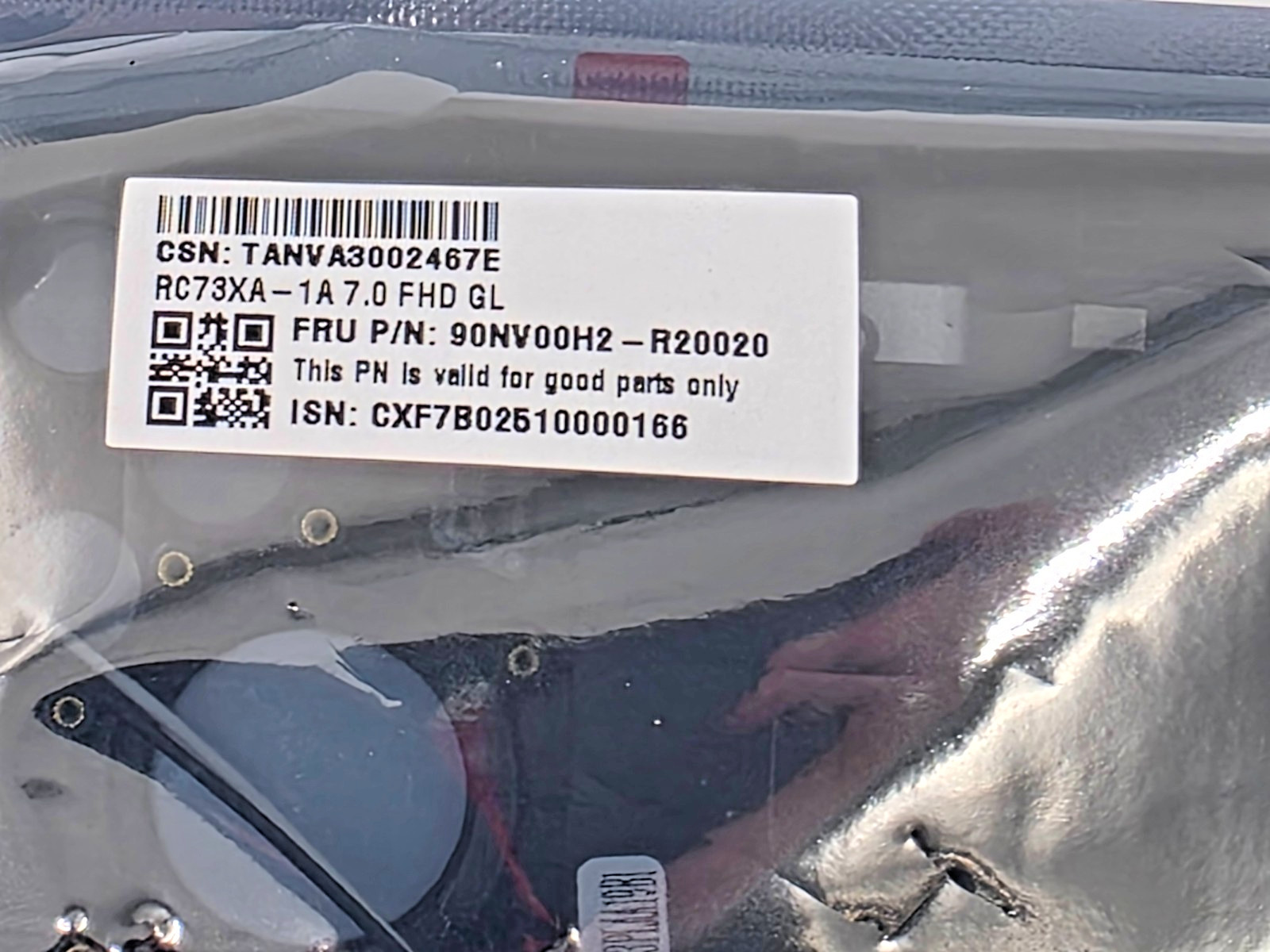 NEW! OEM Asus ROG Xbox Ally 7″ LCD Display Assembly Black RC73XA 90NV00H2-R20020