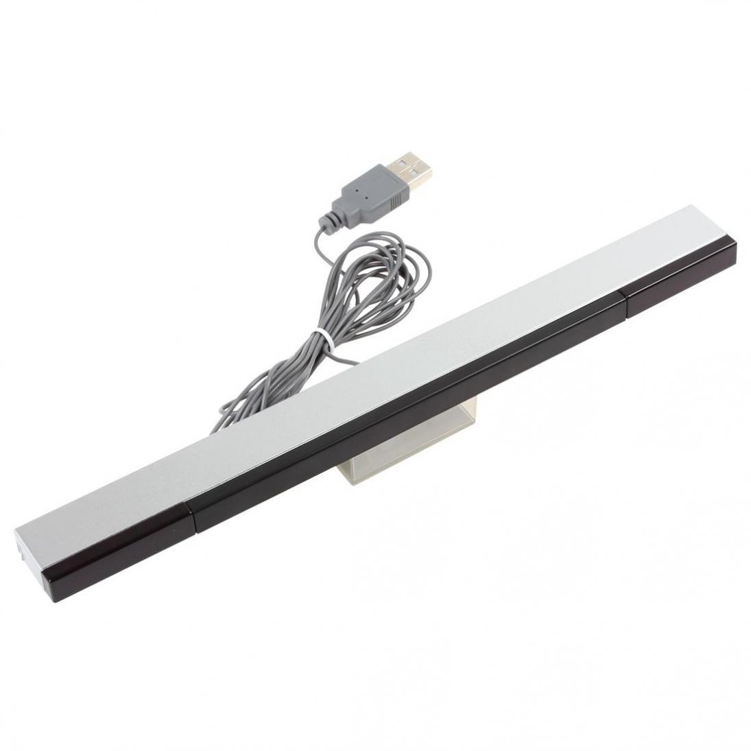 USB Wired Infrared Sensor Bar with Stand Fit for Nintendo Wii / Wii U Console US
