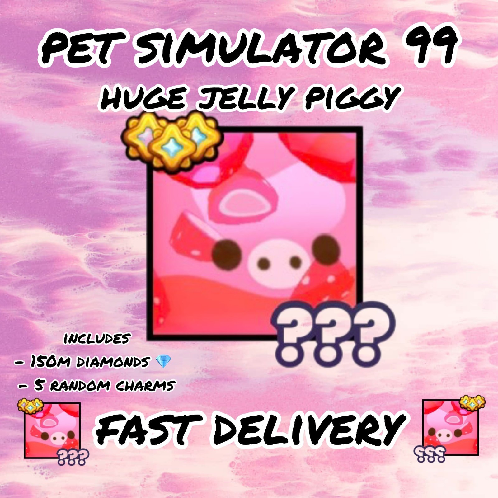 Huge jelly piggy | Pet simulator 99 | fast delivery | PS99 | huges | huge pets