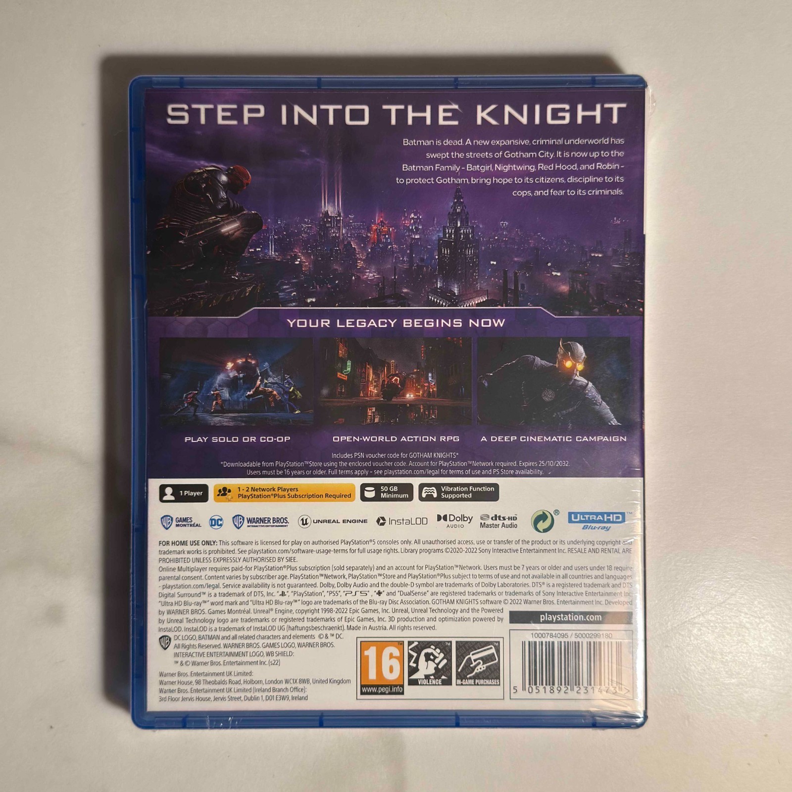 Gotham Knights | PS5 | Lot #10 | UK/PAL Import – Region Free | PRISTINE
