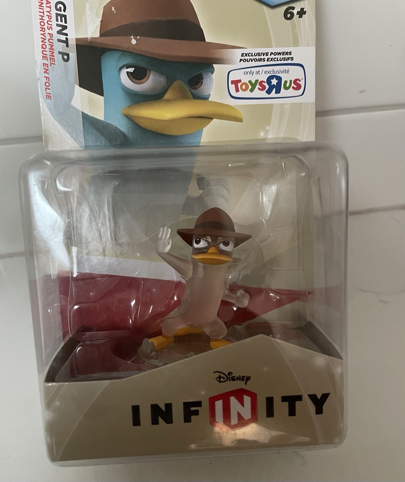 Disney Infinity Phineas and Ferb~Agent P~Platypus Crystal Figure Toys ‘R Us Exc