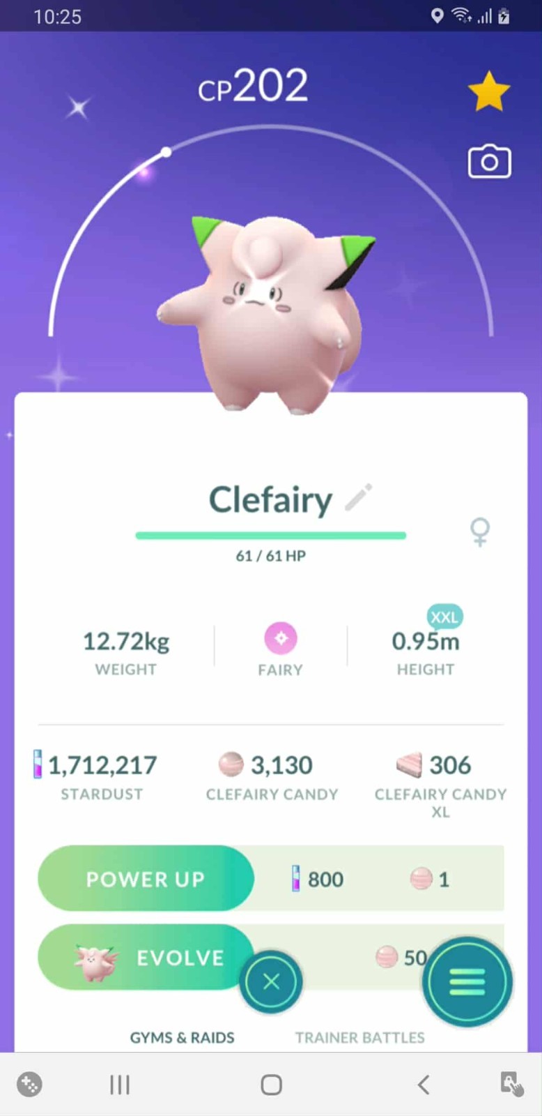 Pokèmon Go, shiny XXL & XXS pokèmon, registered or ultra friends
