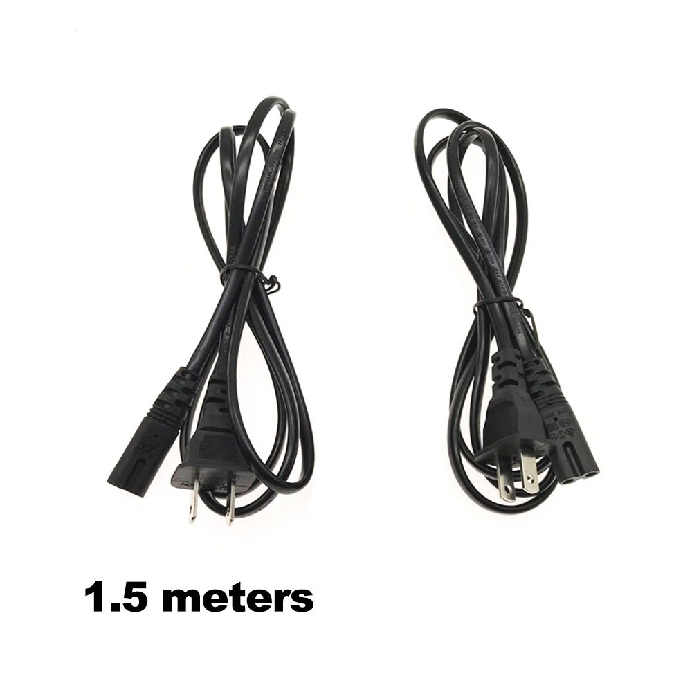 Replacement AC Power Cord for PS3 / PS4 Consoles 1.5m 5ft